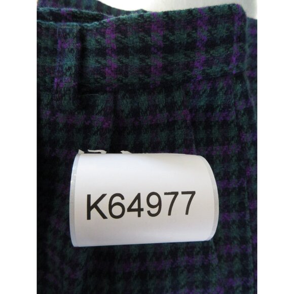 VINTAGE Pendleton Pants 10 Virgin Wool Houndstooth Trousers 90s USA - Picture 10 of 10